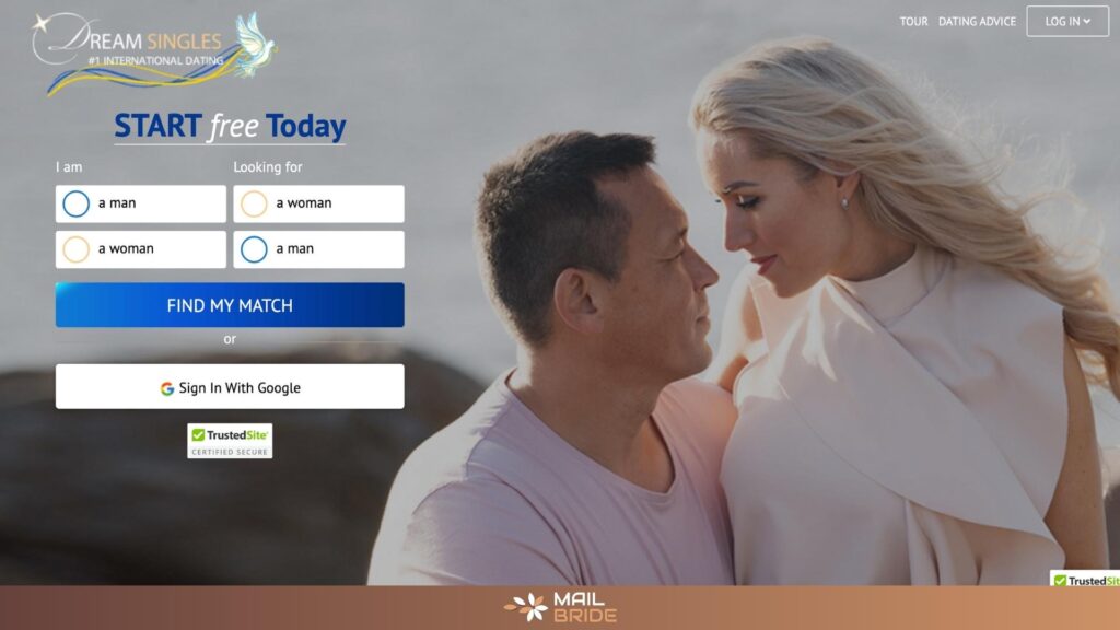 dream singles main page